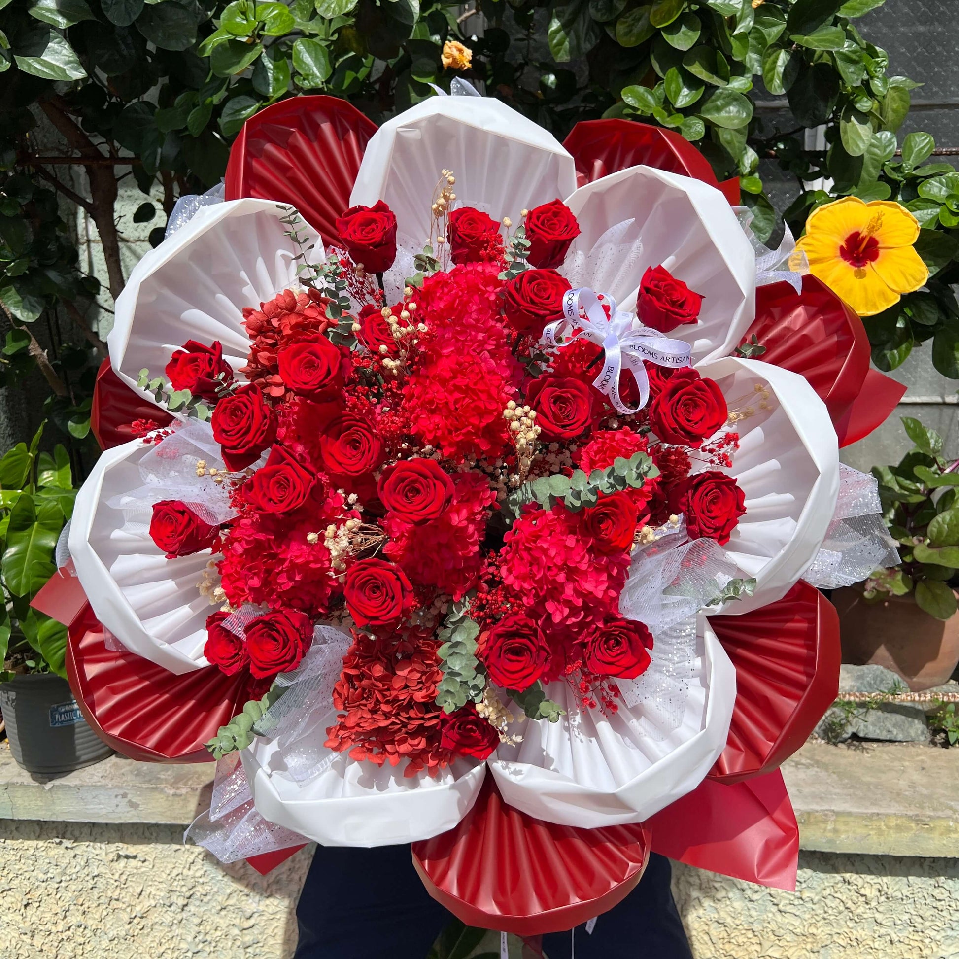 Kathryn 2 dozen Red roses - Dried Flower Bouquet | Blooms Artisan PH