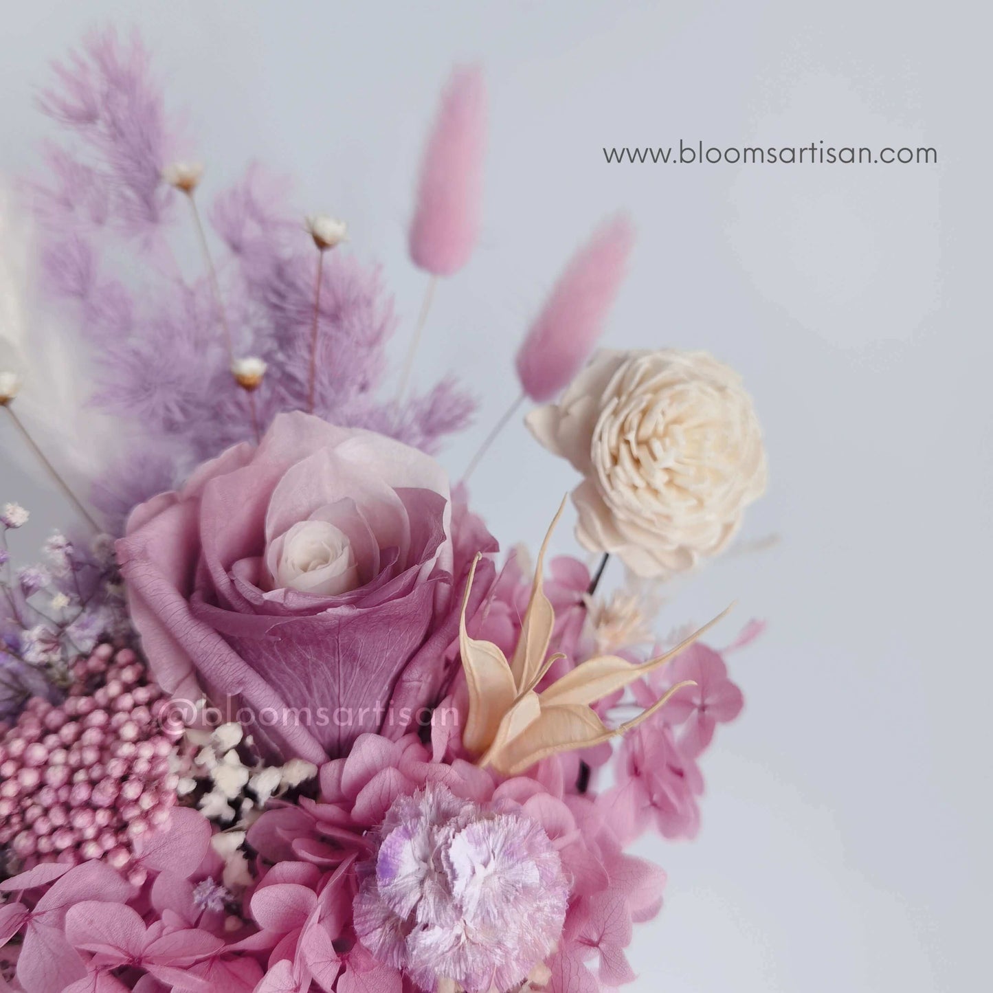 Blueberry Cheesecake - Dried Flowers Arrangement | Blooms Artisan PH