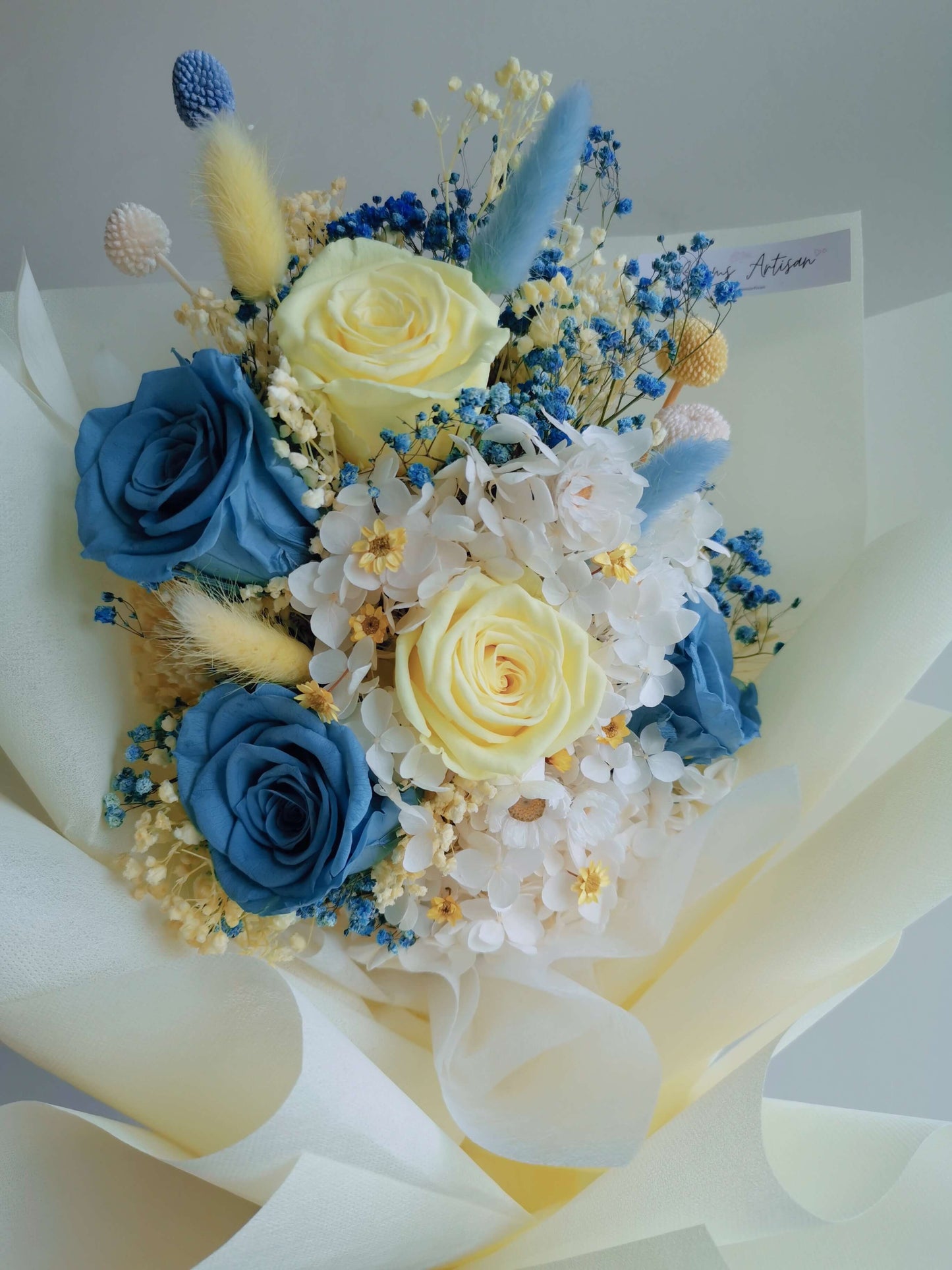 Blue Moon - Dried Flower Bouquet | Blooms Artisan PH