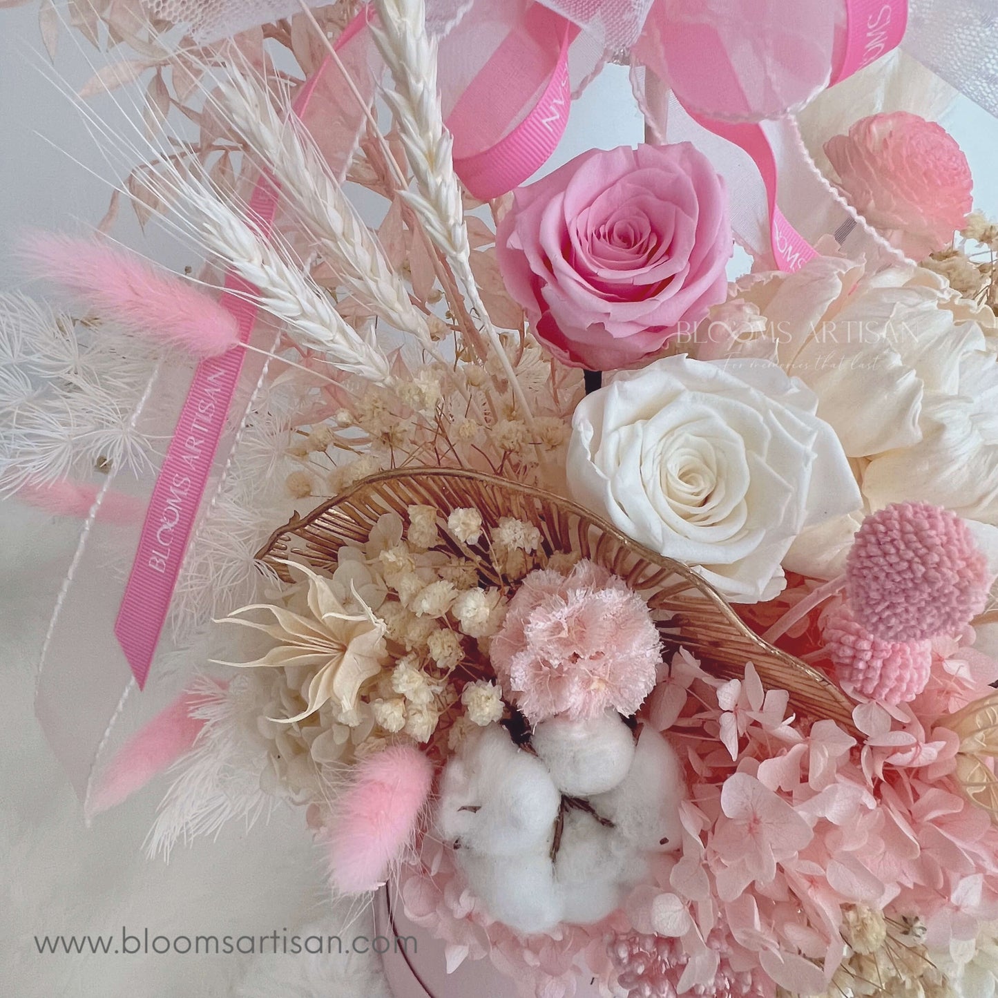 Deluxe Bubble Blooms - Dried Flowers Arrangement | Blooms Artisan PH