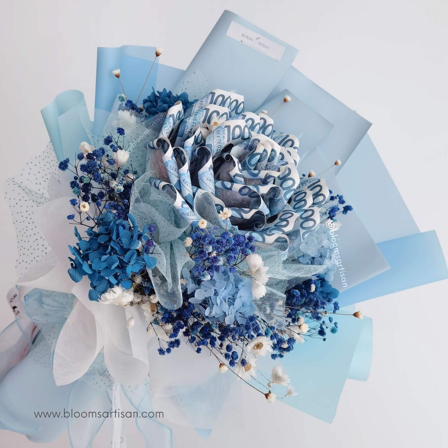 Mona - Dried Flower Money Bouquet | Blooms Artisan PH