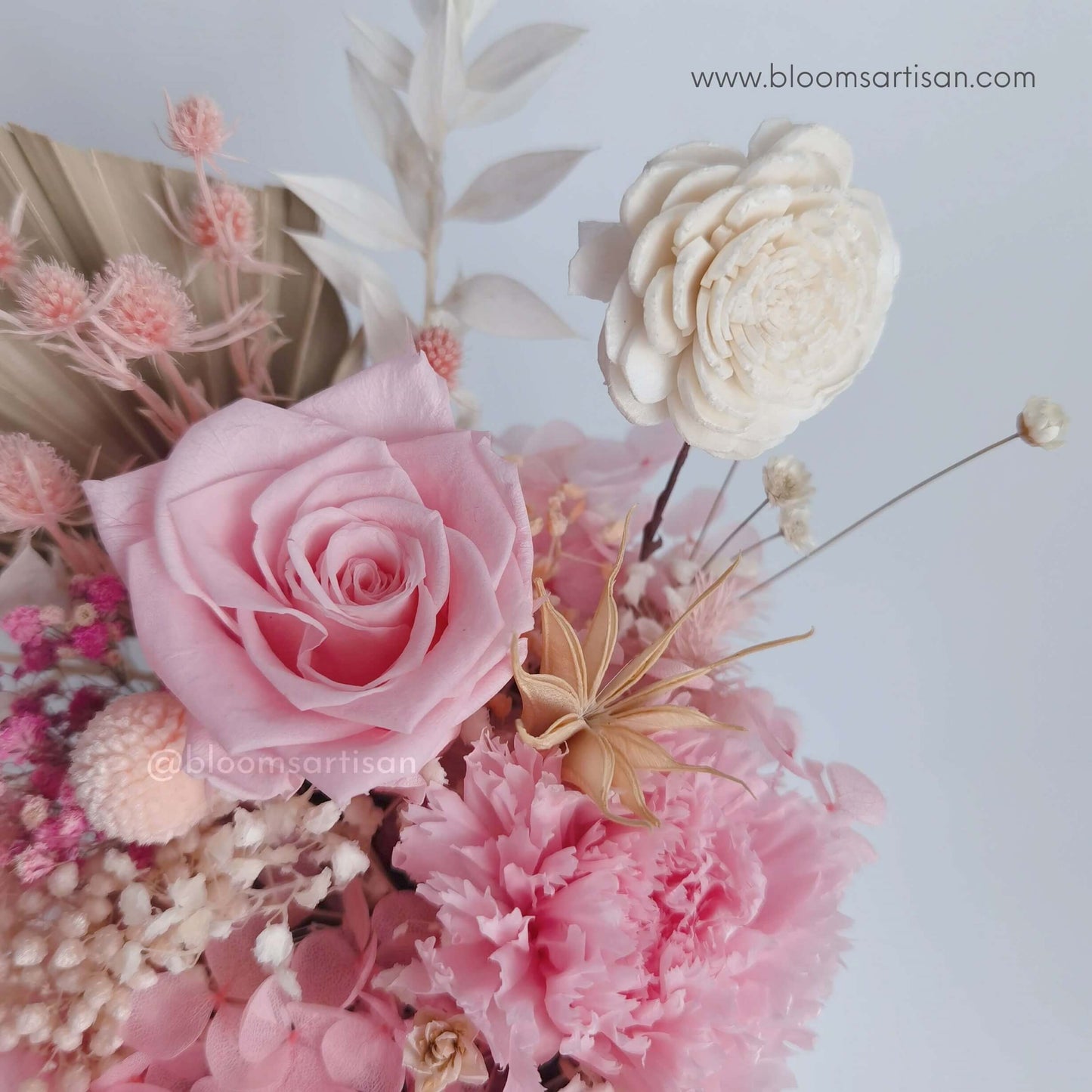 Strawberry Shortcake - Dried Flowers Arrangement | Blooms Artisan PH
