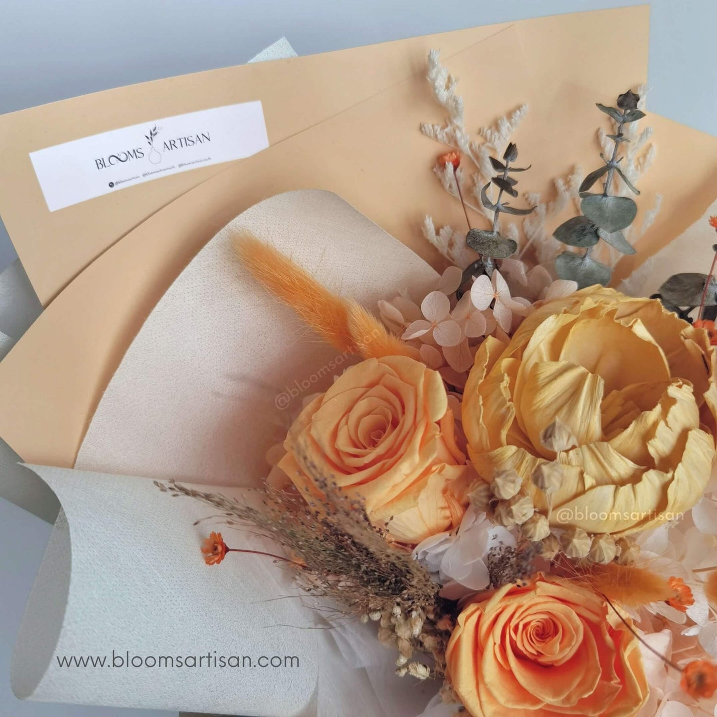 Tangerine - Dried Flower Bouquet | Blooms Artisan PH