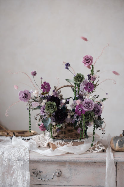 Korean Inspired Large Basket Arrangement (Preserved)
