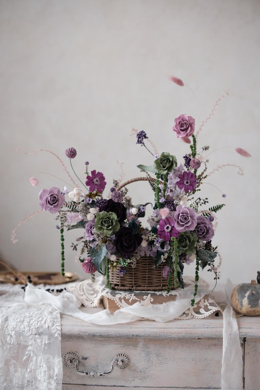 Korean Inspired Large Basket Arrangement (Preserved)