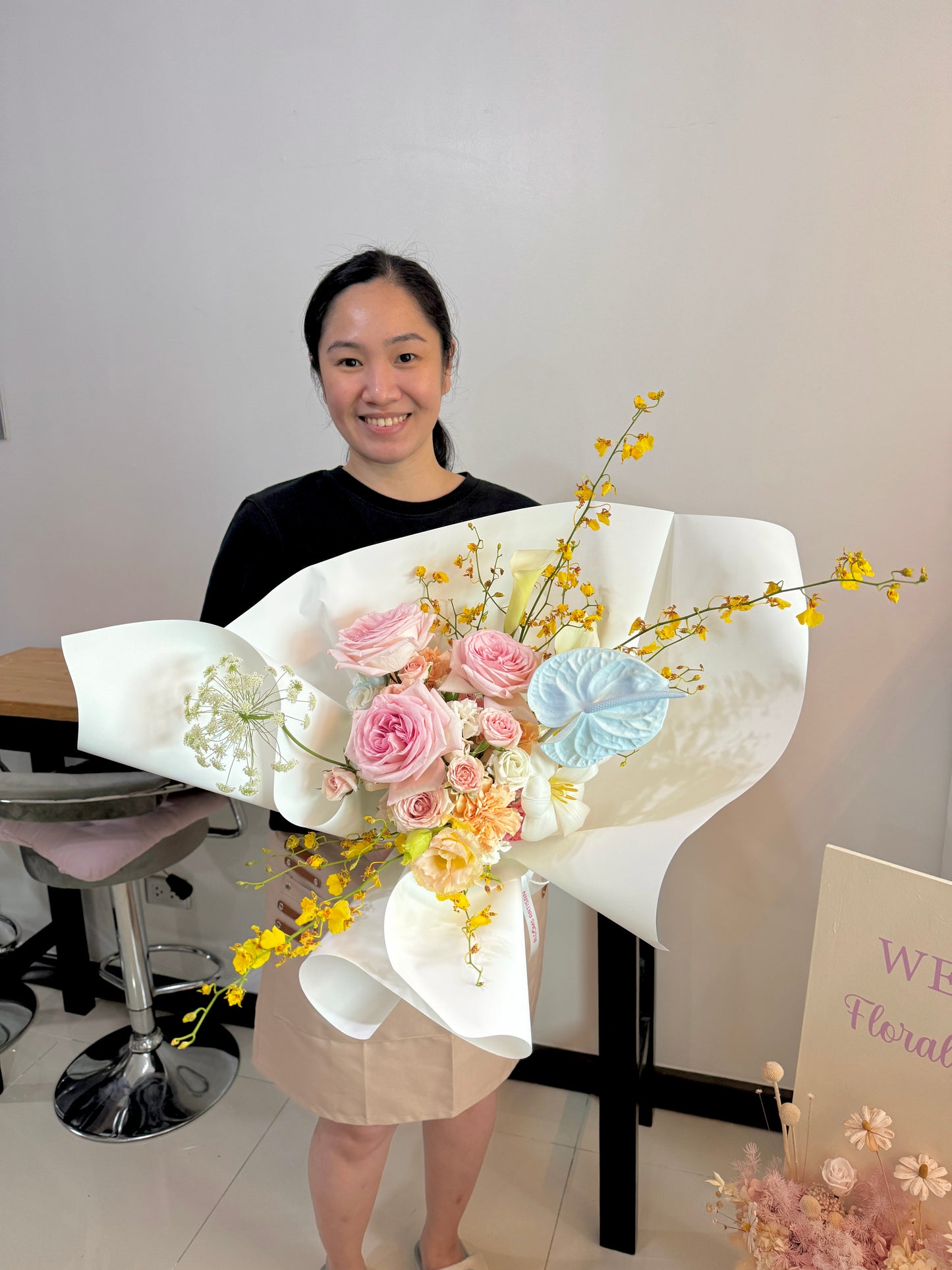 Korean Style Bouquet & Table Centerpiece