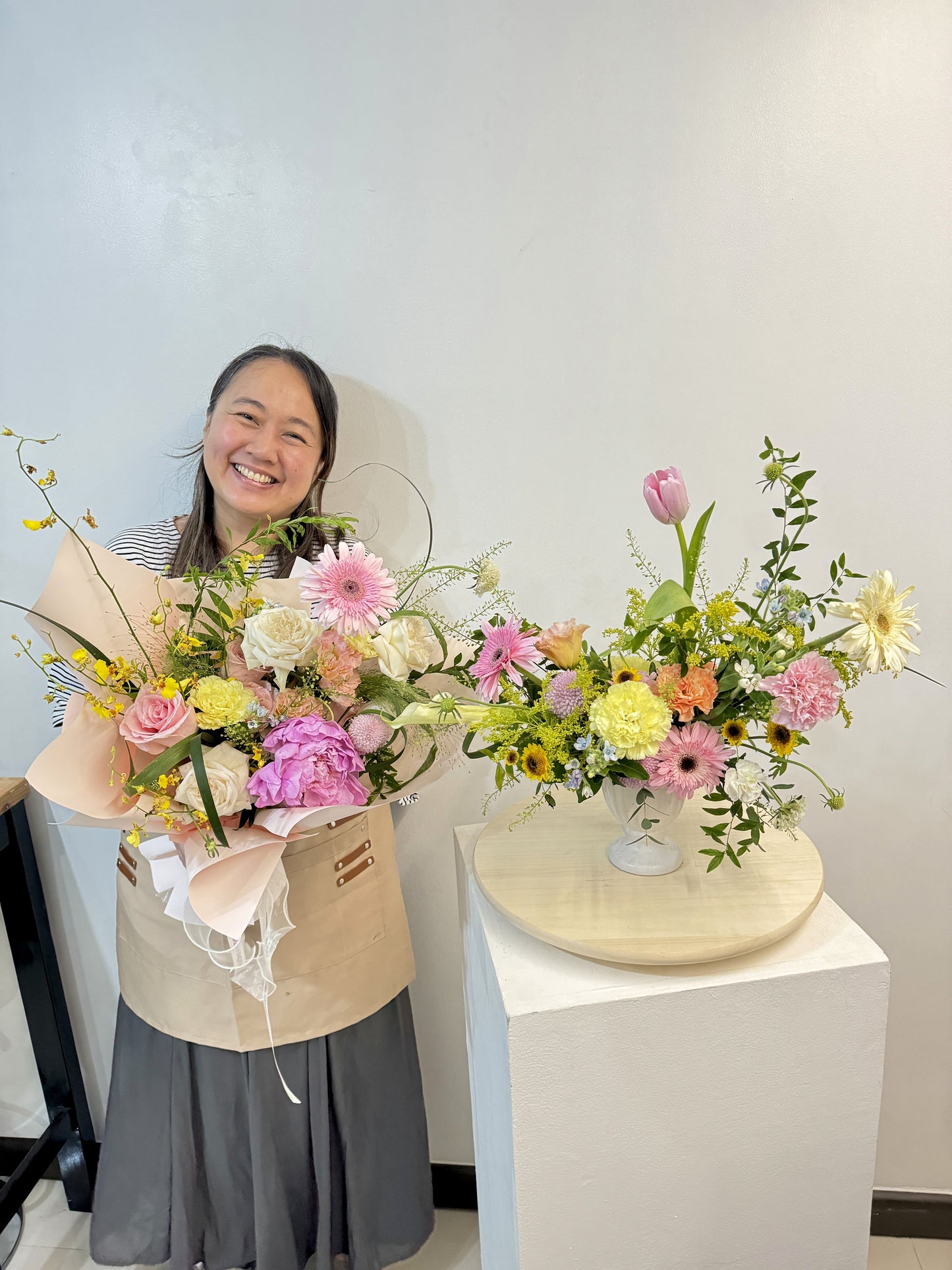 Korean Style Bouquet & Table Centerpiece
