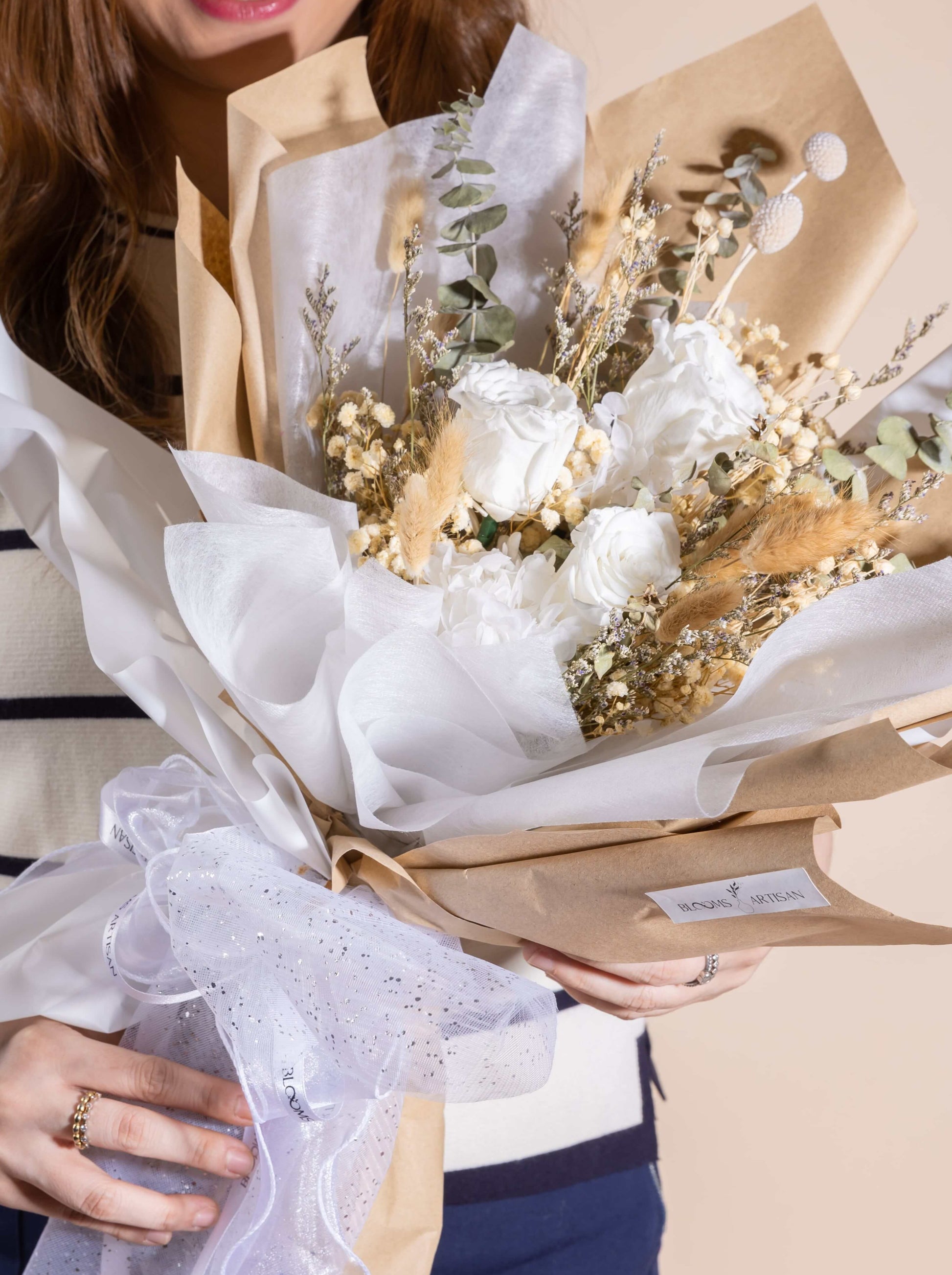 Latte - Dried Flower Bouquet | Blooms Artisan PH