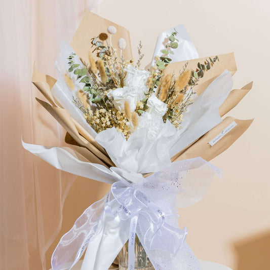 Latte - Dried Flower Bouquet | Blooms Artisan PH