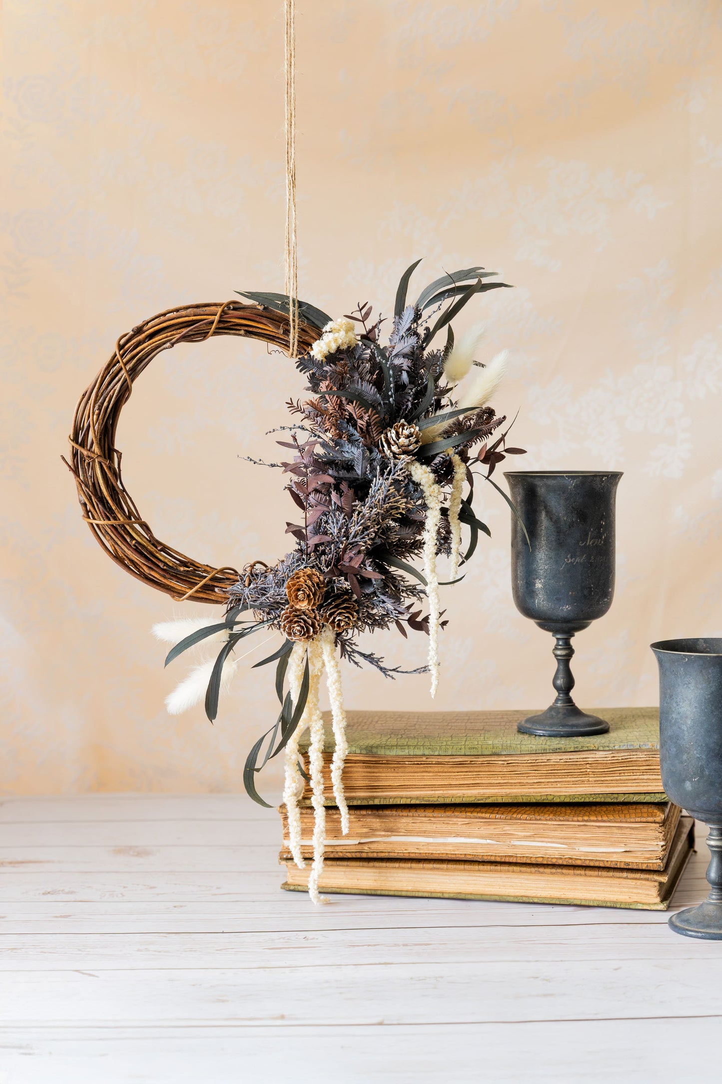 Bundle Class 5 (Preserved): Flower Wreath + Flower Dome
