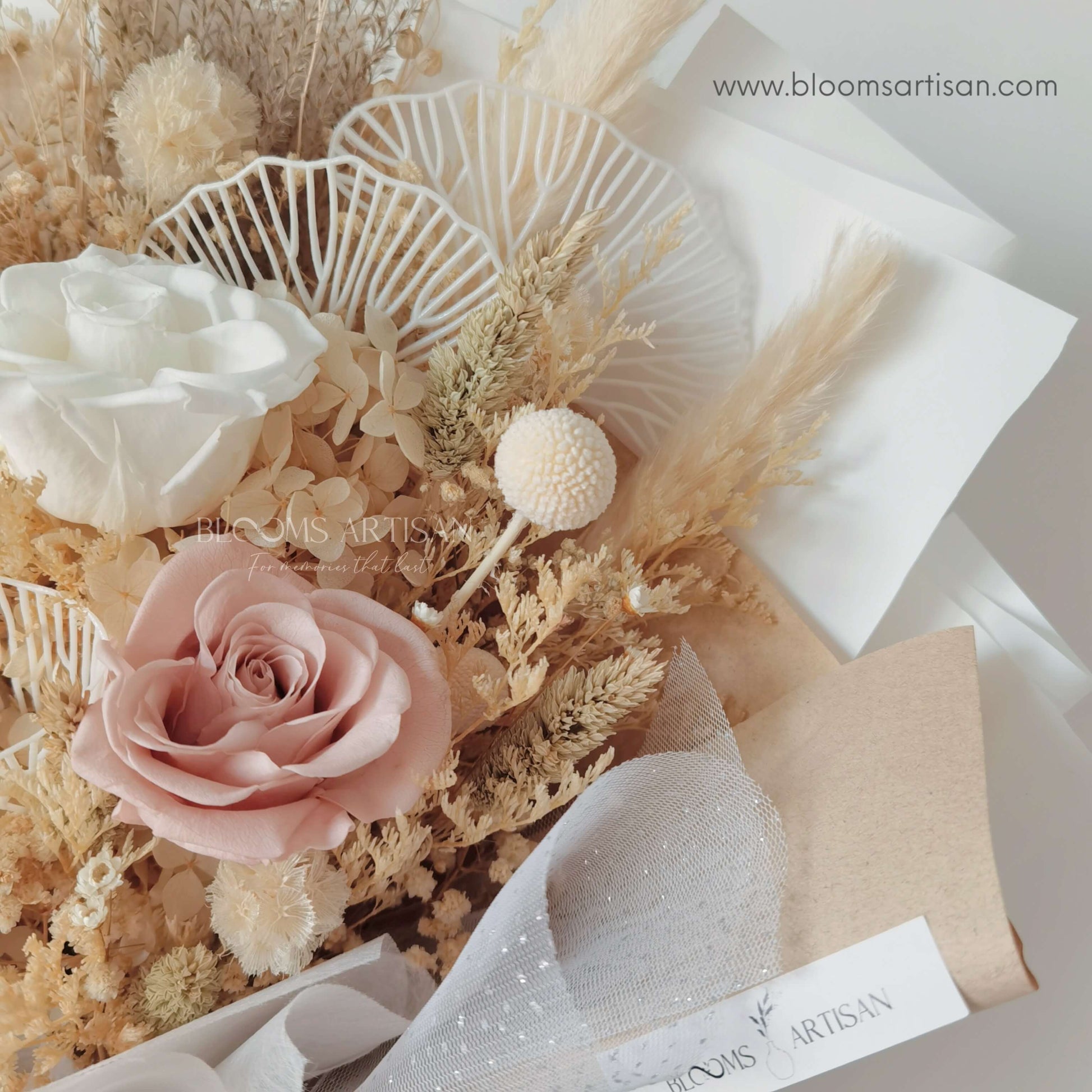 Ash - Dried Flower Bouquet | Blooms Artisan PH