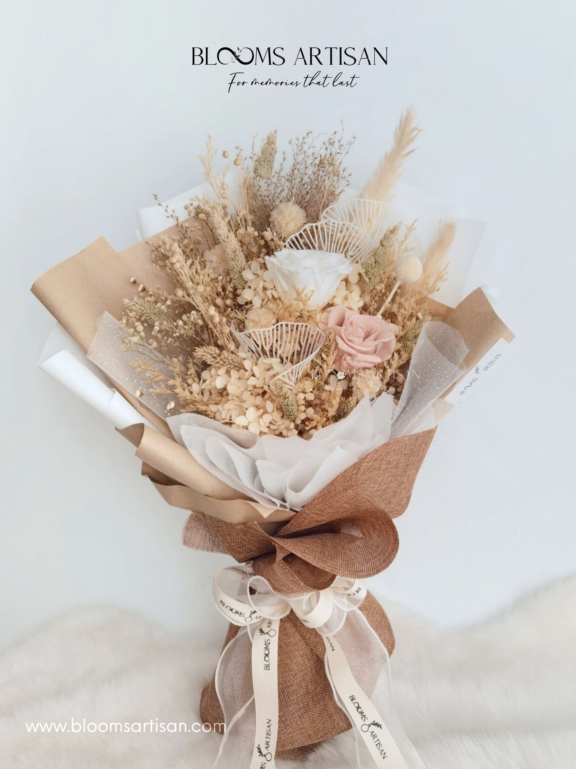 Ash - Dried Flower Bouquet | Blooms Artisan PH