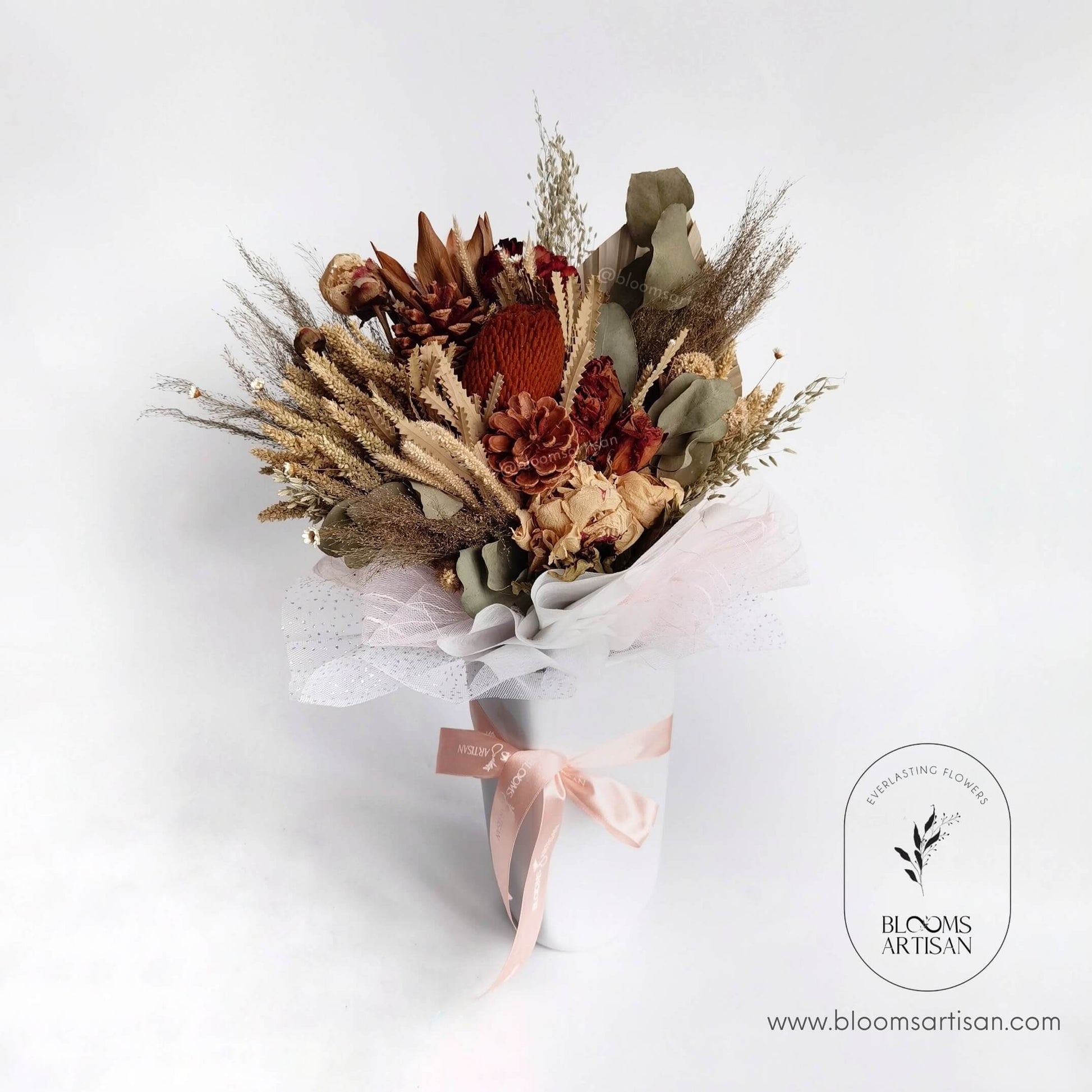 Asher - Dried Flower Bouquet | Blooms Artisan PH