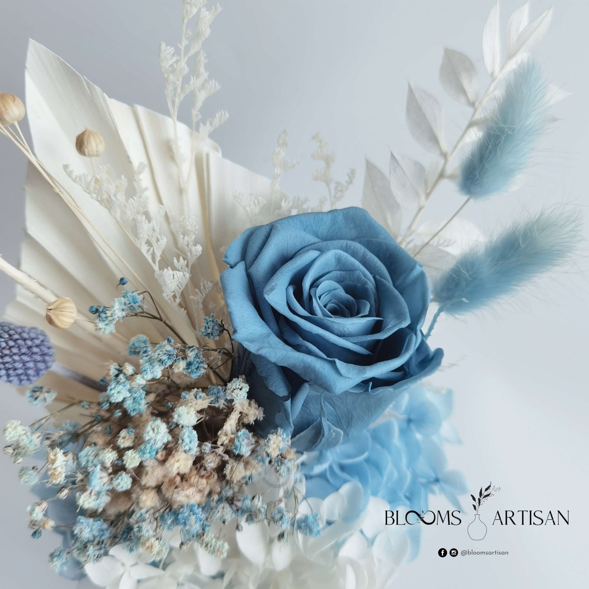 Ashley Rose - Mini Vase Arrangement | Dried Flowers PH