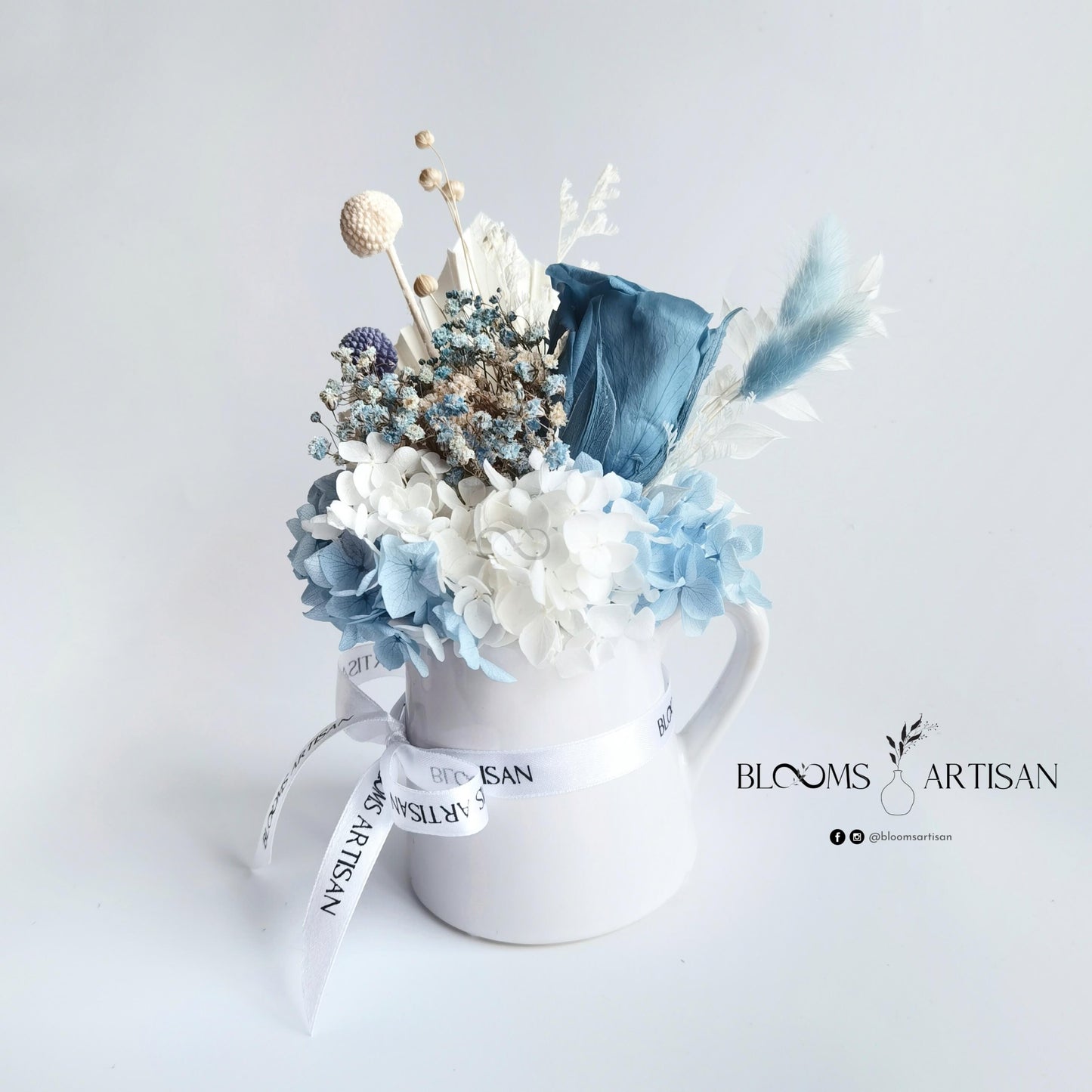 Ashley Rose - Mini Vase Arrangement | Dried Flowers PH