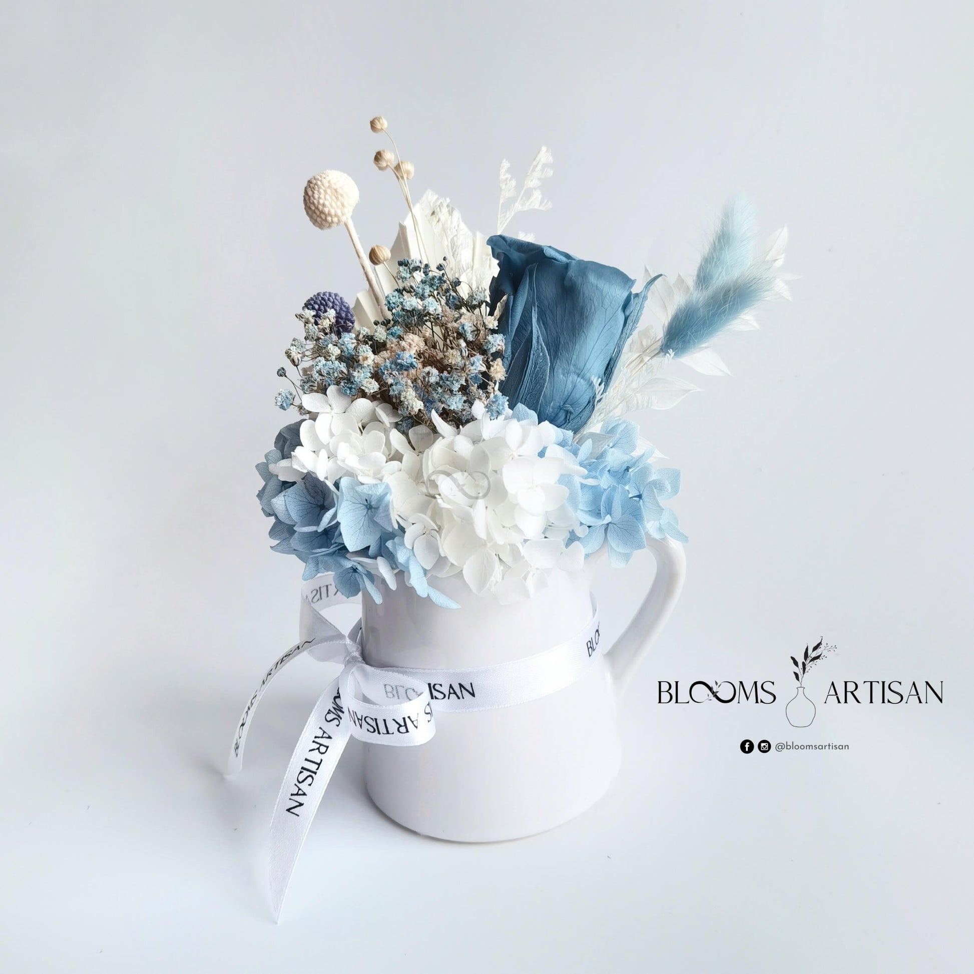 Ashley Rose - Mini Vase Arrangement | Dried Flowers PH