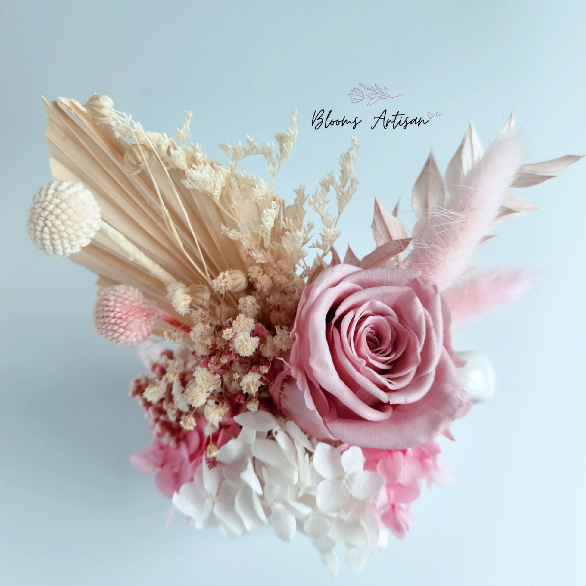 Ashley Rose - Mini Vase Arrangement | Dried Flowers PH