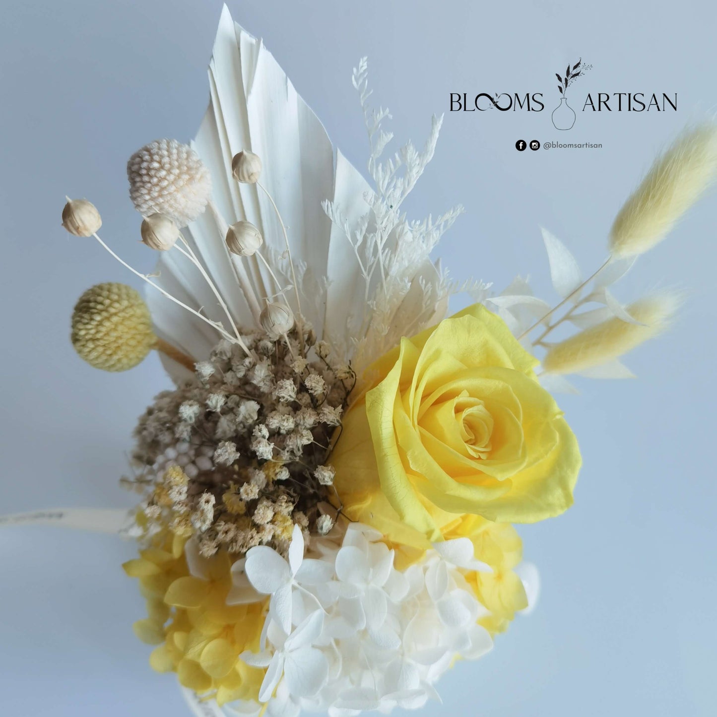 Ashley Rose - Mini Vase Arrangement | Dried Flowers PH