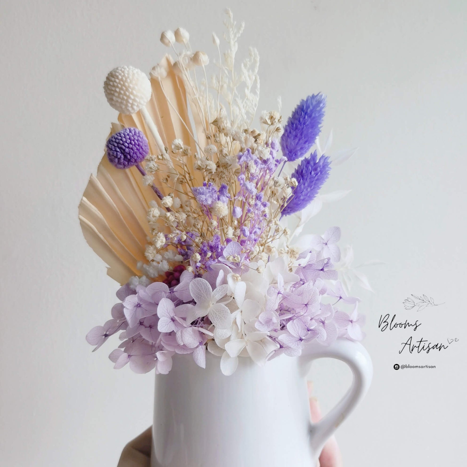 Ashley - Mini Vase Arrangement | Dried Flowers PH