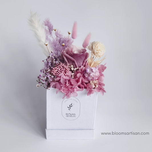 Blueberry Cheesecake - Dried Flowers Arrangement | Blooms Artisan PH