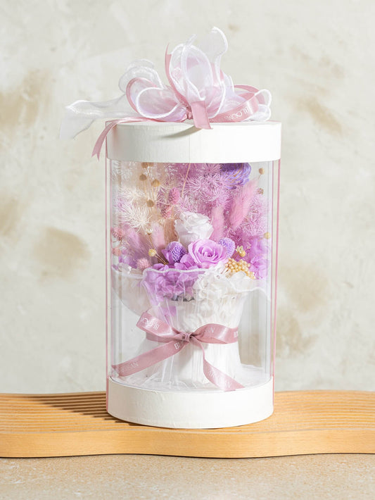Xyla Purple - Dried Flowers Premium Box Arrangement | Blooms Artisan PH