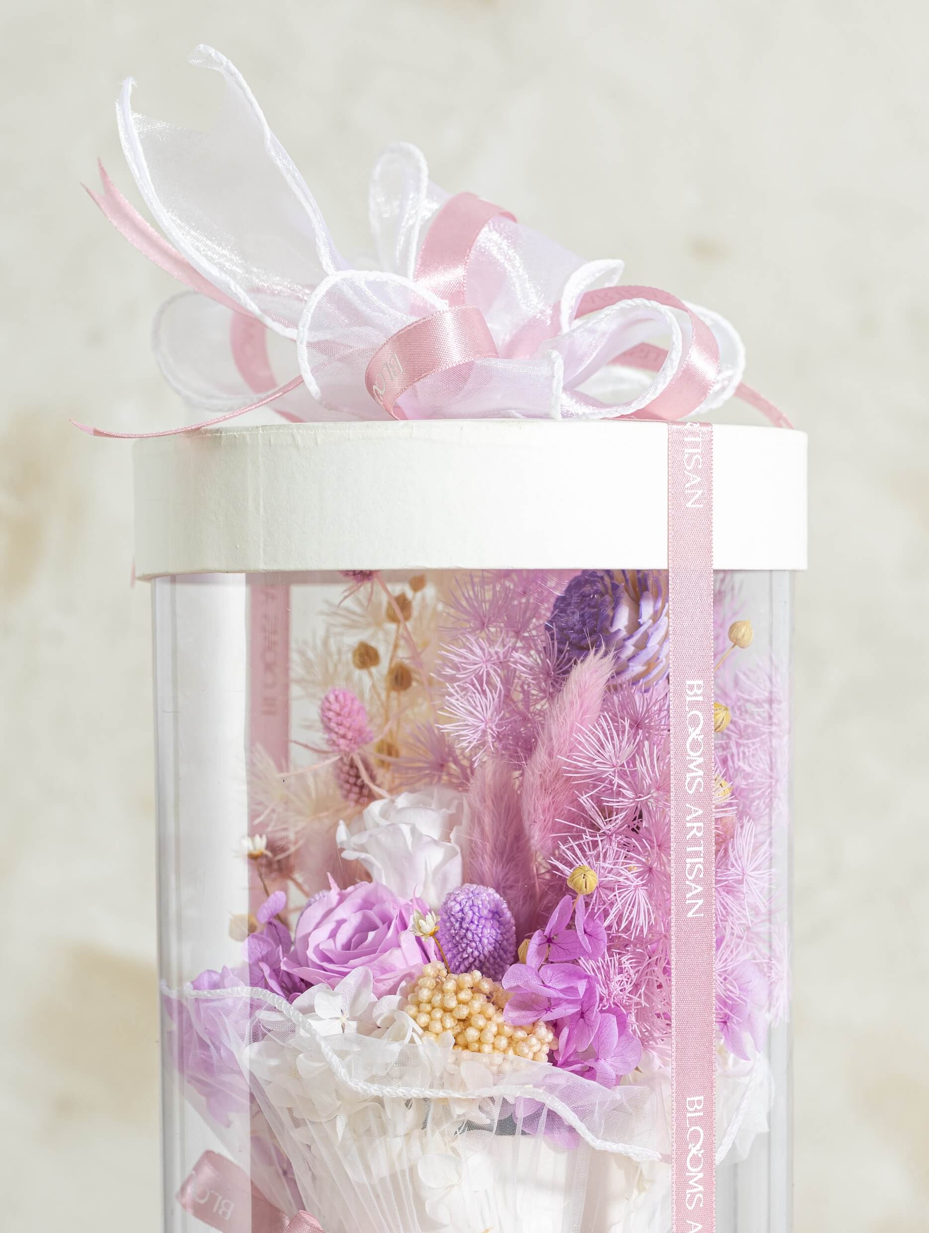 Xyla Purple - Dried Flowers Premium Box Arrangement | Blooms Artisan PH