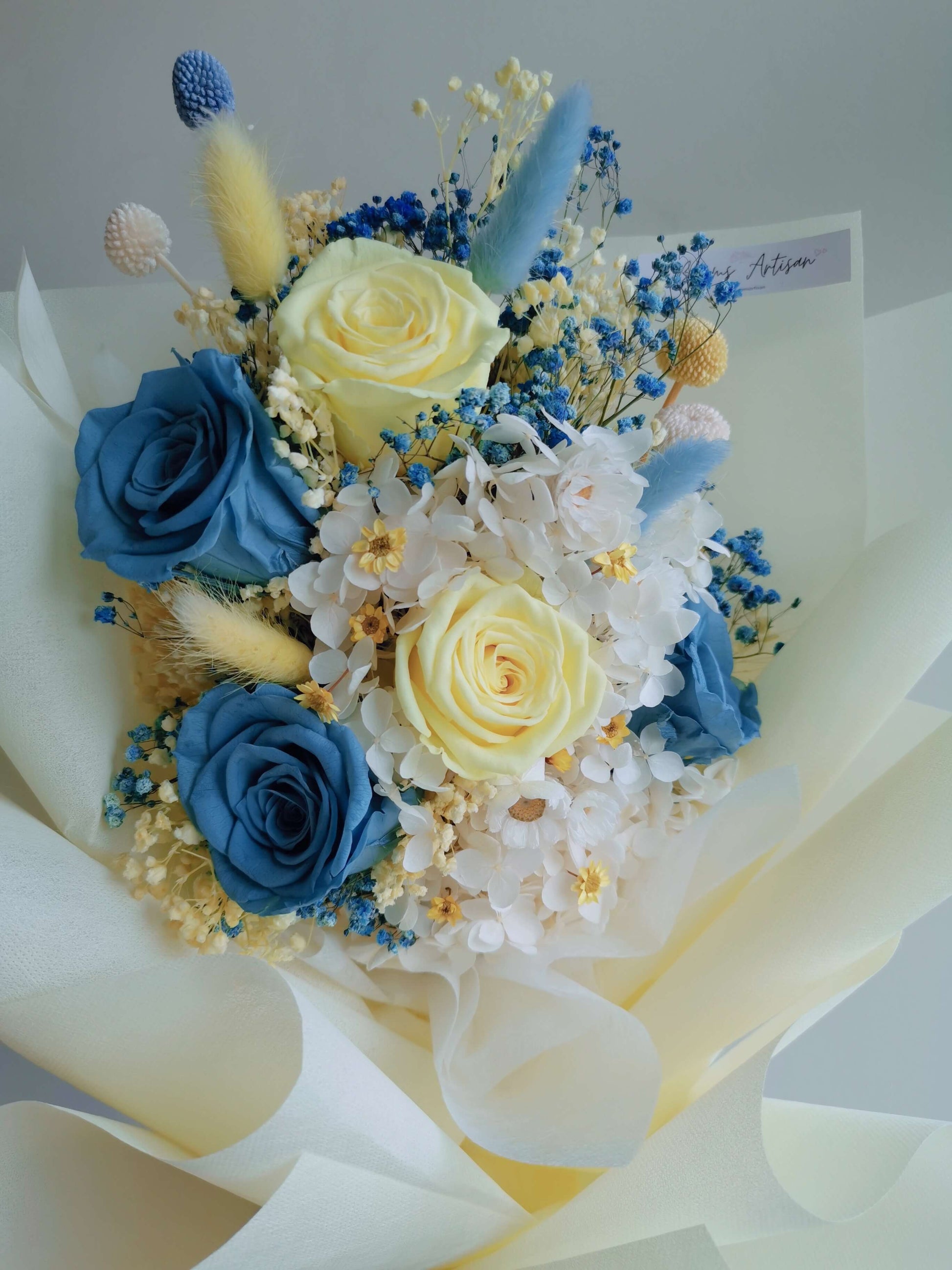 Blue Moon - Dried Flower Bouquet | Blooms Artisan PH