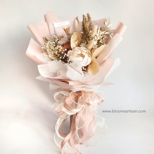Boba Milk Tea - Dried Flower Bouquet | Blooms Artisan PH