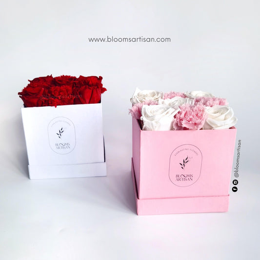 Boxed Blooms - Dried Flowers Arrangement | Blooms Artisan PH