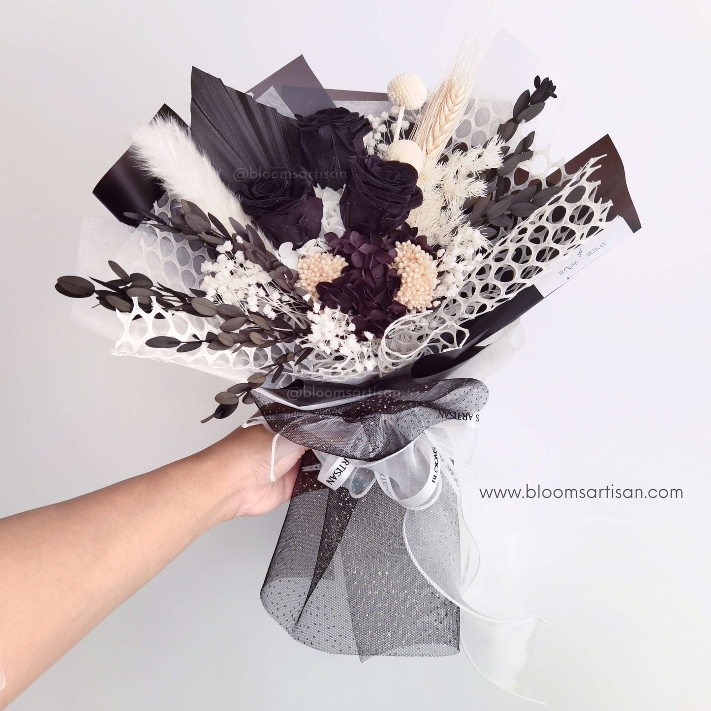 Midnight - Dried Flower Bouquet | Blooms Artisan PH
