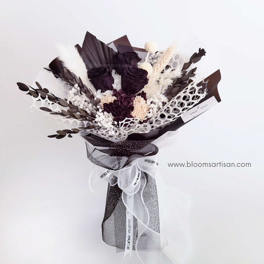 Midnight - Dried Flower Bouquet | Blooms Artisan PH