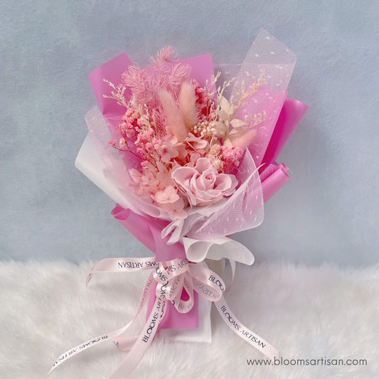 Mini Pink Bouquet - Dried Flower Bouquet | Blooms Artisan PH