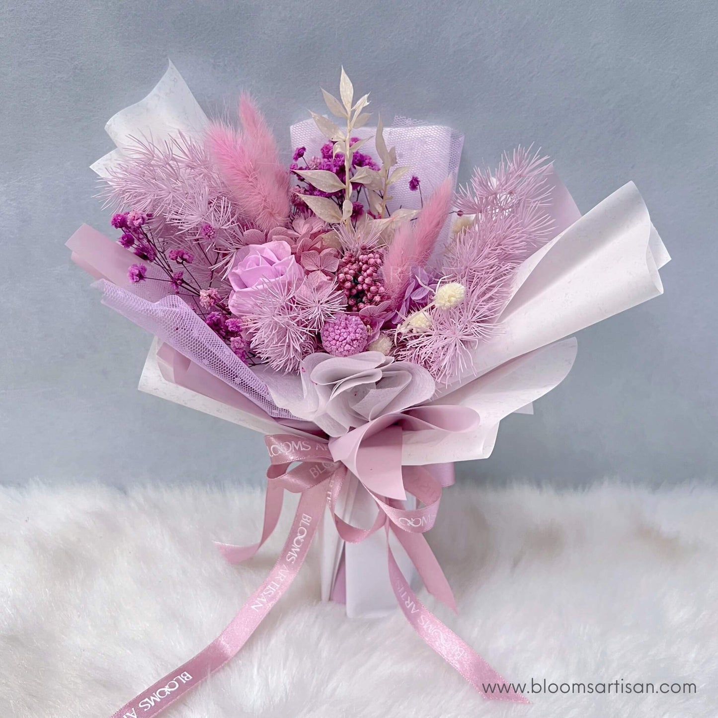 Mini Purple Bouquet - Dried Flower Bouquet | Blooms Artisan PH