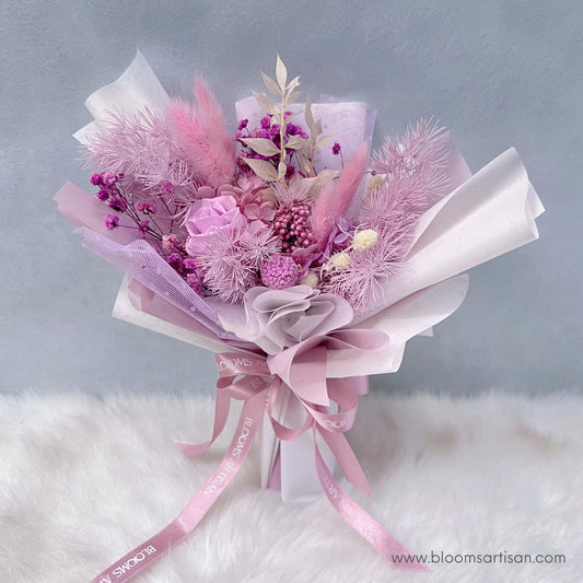 Mini Purple Bouquet - Dried Flower Bouquet | Blooms Artisan PH
