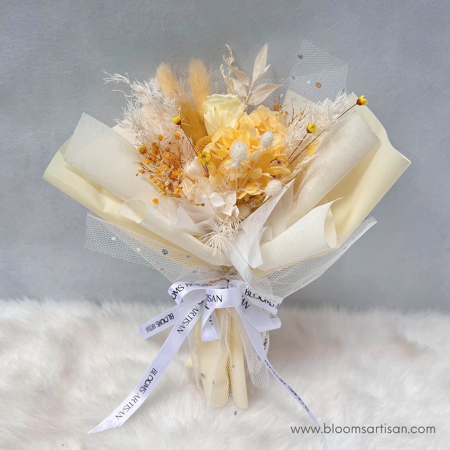 Mini Yellow Bouquet - Dried Flower Bouquet | Blooms Artisan PH