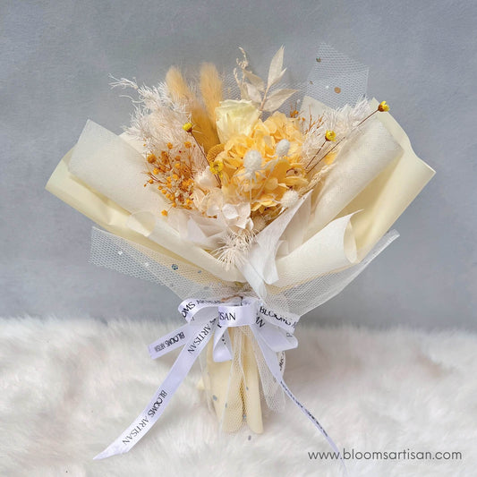 Mini Yellow Bouquet - Dried Flower Bouquet | Blooms Artisan PH