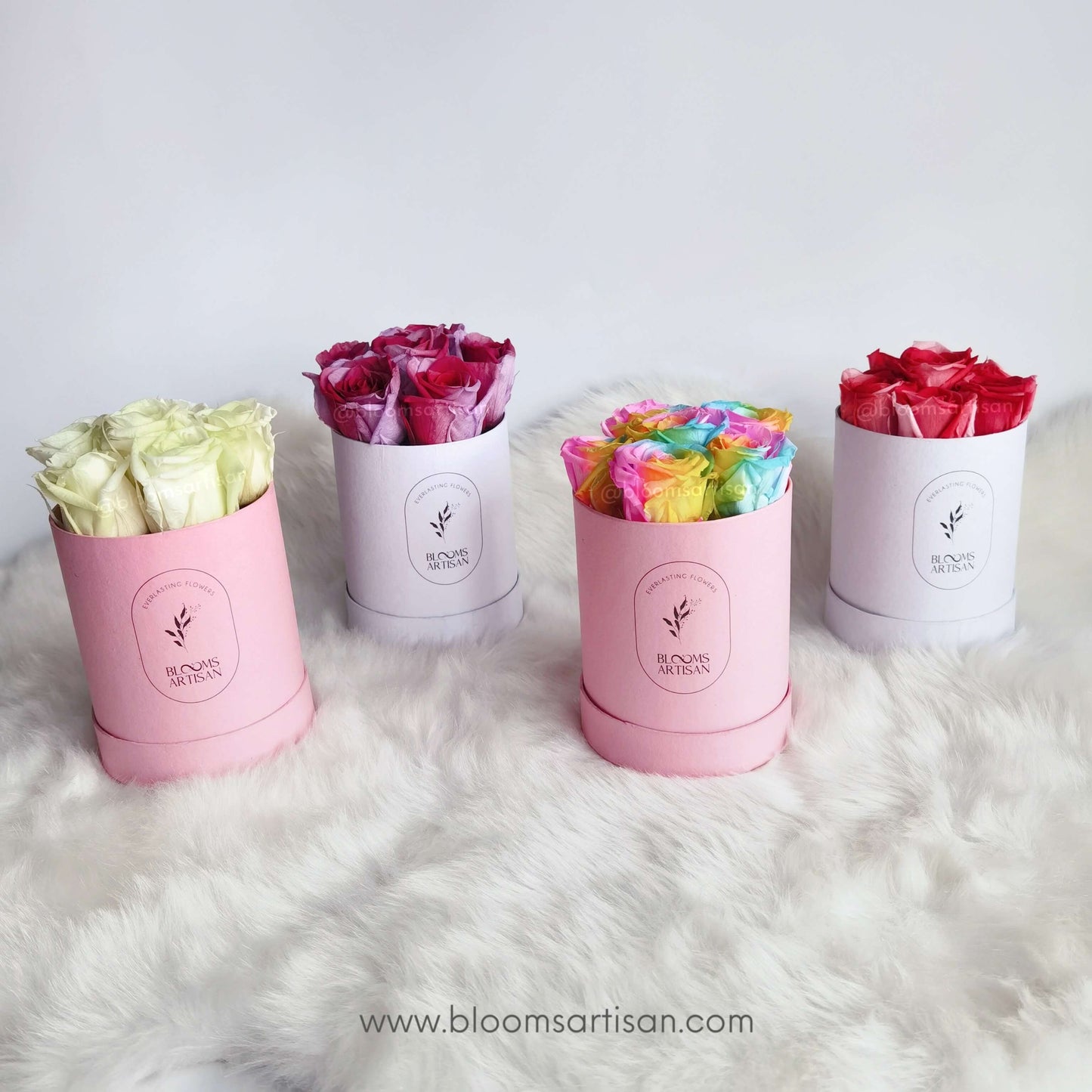 Preserved Ombre Roses - Dried Flowers Arrangement | Blooms Artisan PH
