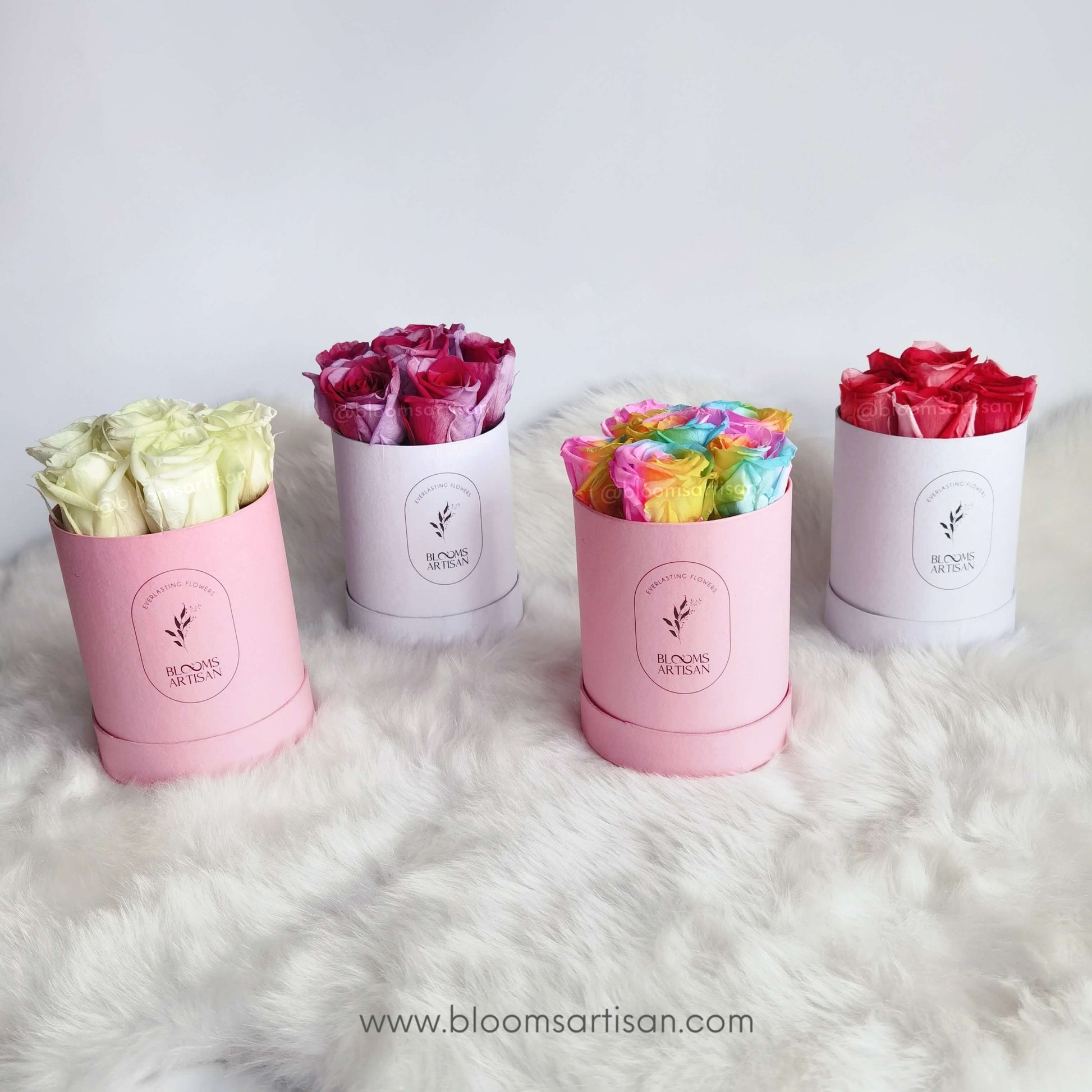 Preserved Ombre Roses - Dried Flowers Arrangement | Blooms Artisan PH