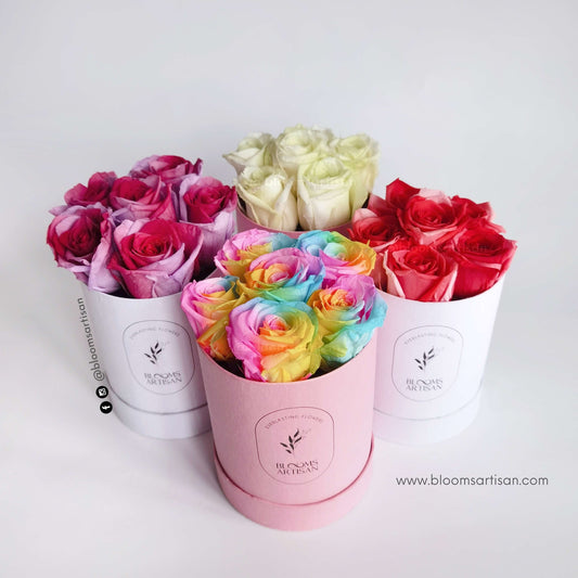 Preserved Ombre Roses - Dried Flowers Arrangement | Blooms Artisan PH