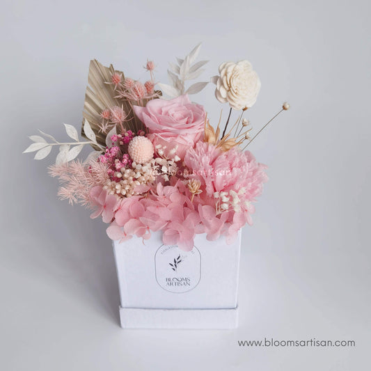 Strawberry Shortcake - Dried Flowers Arrangement | Blooms Artisan PH